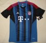 13-14 Bayern Munich Away Black&Blue Jersey Shirt