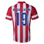 13-14 Atletico Madrid #19 Diego Costa Home Soccer Jersey Shirt