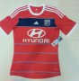 13-14 Olympique Lyonnais Away Red Jersey Shirt