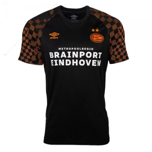 19-20 PSV Eindhoven Away Black&Orange Jerseys Shirt