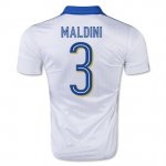 Italy Away Soccer Jersey 2016 3 Paolo Maldini