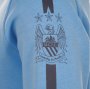 Manchester City 14/15 Sky Blue Core Hoody Top