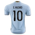 Belgium Away Soccer Jersey 2016 E. HAZARD #10