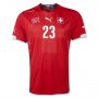 2014 Switzerland #23 SHAQIRI Home Soccer Jersey