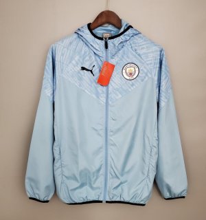 Manchester City Windbreaker Blue 2021/22