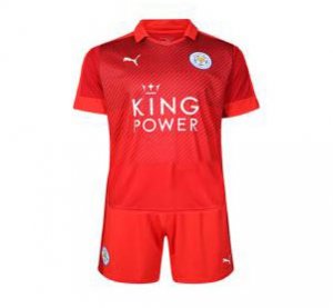 Kids Leicester City Away Soccer Kit 16/17 (Shirt+Shorts)