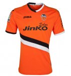 13-14 Valencia Away Orange Jersey Shirt