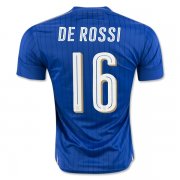 Italy Home Soccer Jersey 2016 DE ROSSI #16