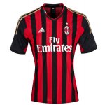 13-14 AC Milan Home Red&Black Soccer Jersey Shirt