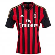 13-14 AC Milan Home Red&Black Soccer Jersey Shirt