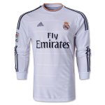 13-14 Real Madrid Home Long Sleeve Jersey Shirt
