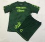Children Santos Laguna Away Green Soccer Suits 2019/20 Shirt and Shorts