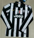 Juventus 14/15 Long Sleeve Home Soccer Jersey