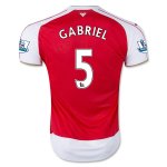 Arsenal Home Soccer Jersey 2015-16 GABRIEL #5