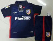 Kids Atletico Madrid Away Soccer Kit 2015-16(Shirt+Shorts)