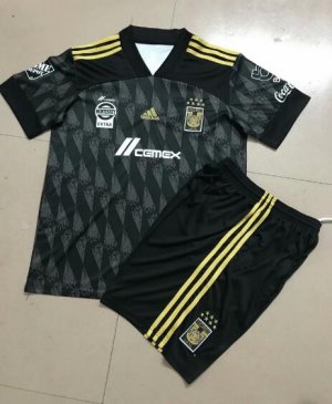 Children Tigres UANL Third Away Soccer Suits 2020 Shirt and Shorts