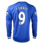 13-14 Chelsea #9 TORRES Home Long Sleeve Jersey Shirt