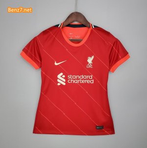 Women Liverpool Home Soccer Jerseys 2021/22