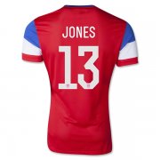 2014 USA #13 JONES Away Soccer Jersey Shirt