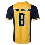 13-14 Atletico Madrid #8 Raul Garcia Away Soccer Jersey Shirt