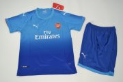 Arsenal Away Soccer Suits 2017/18 Shirt and Shorts Kids