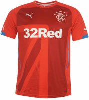 Rangers FC Red Third Away Soccer Jersey 14/15