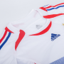 Retro 2006 France Away White Soccer Jerseys Shirt