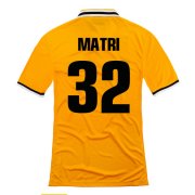 13-14 Juventus #32 Matri Away Yellow Jersey Shirt