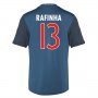 13-14 Bayern Munich #13 Rafinha Away Black&Blue Jersey Shirt