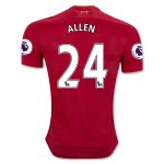 Liverpool Home Soccer Jersey 2016-17 24 ALLEN
