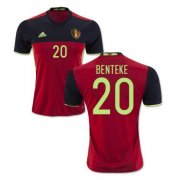 Belgium Home Soccer Jersey 2016 Benteke 20