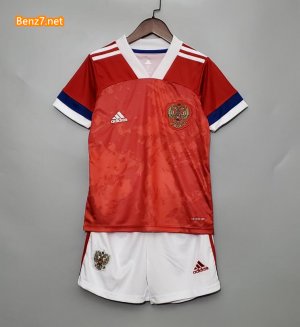 Children Russia Home Soccer Suits 2020/2021 EURO