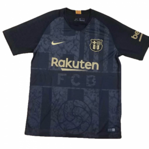 2018-19 Barcelona Training Jersey Black