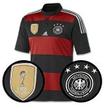 Four Stars 2014 Germany Champion Away Soccer Jersey