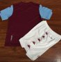 Children Aston Villa Home Soccer Suits 2019/20 Shirt and Shorts