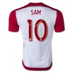 New York Red Bulls Soccer Jersey 2015-16 Home #10 Sam