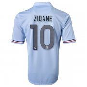 2013 France #10 ZIDANE Away Blue Soccer Jersey Shirt
