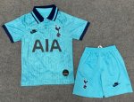 Children Tottenham Hotspur Third Away Soccer Suits 2019/20 Shirt and Shorts