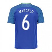 Brazil Away Soccer Jersey 2016 Marcelo 6