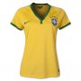 2014 Brazil Home Women's Jersey Shirt