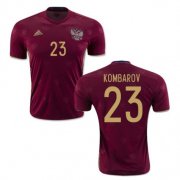 Russia Home Soccer Jersey 2016 23 Kombarov