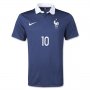 2014 France BENZEMA#10 Home Navy soccer Jersey Shirt