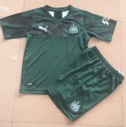 Children Newcastle United Away Green Soccer Suits 2019/20 Shirt and Shorts