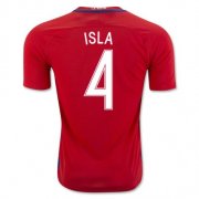 Chile Home Soccer Jersey 2016 Isla 4