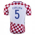 Croatia Home Soccer Jersey 2016 Corluka 5