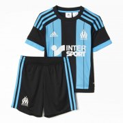 Kids Olympique de Marseille Away Soccer Kit 2015-16(Shirt+Shorts)