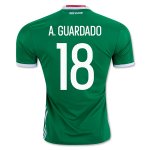 Mexico Home Soccer Jersey 2016 A. GUARDADO #18