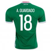 Mexico Home Soccer Jersey 2016 A. GUARDADO #18