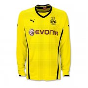 13-14 Borussia Dortmund Home Long Sleeve Jersey Shirt