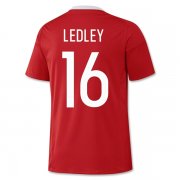 Wales Home Soccer Jersey 2016 16 LEDLEY